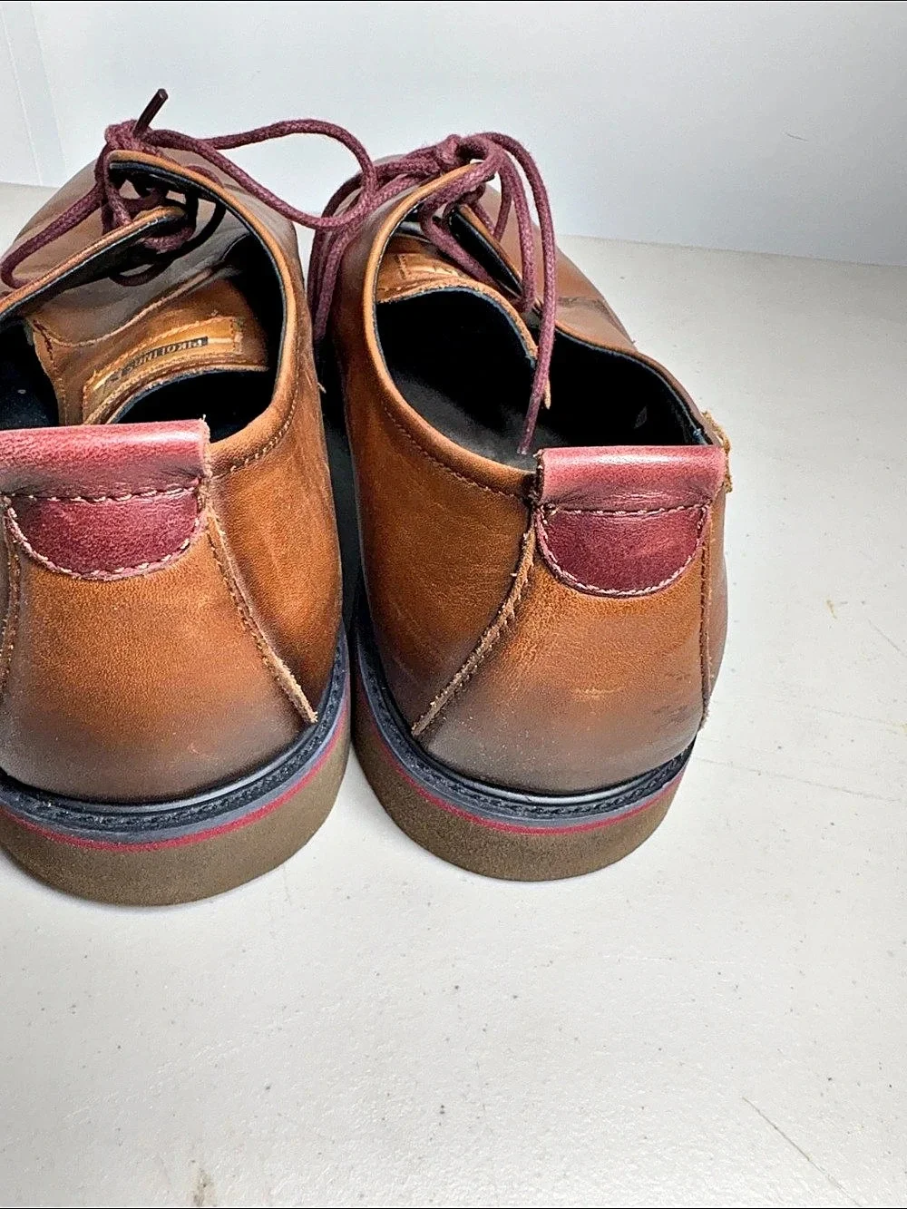 Pikolinos Brown Leather Derby Shoes EU 45